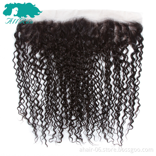 Factory Sales 13*4 Human Hair Lace Frontal Raw Virgin Human Hair